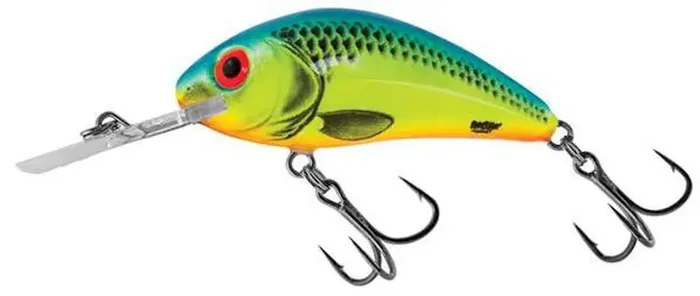 Salmo Rattlin Hornet Floating – 45mm – Chartreuse Blue