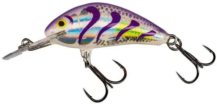 Salmo Rattlin Hornet Floating – 45mm – Holographic Purple Tiger