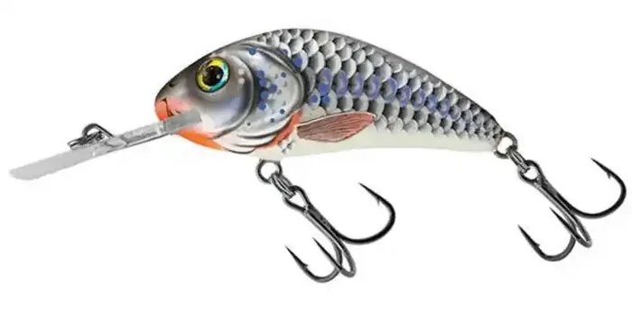 Salmo Rattlin Hornet Floating – 55mm – 2 1/8″ – Silver Holographic Shad
