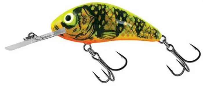 Salmo Rattlin Hornet Floating – 55mm – Gold Fluo Perch
