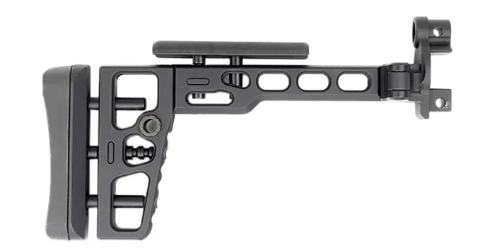 Samson 040616601 S.a.s Folding Stock W Mp5k End Cap Black Aluminum