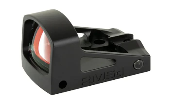 Shield Sights Reflex Mini Sight D Red Dot Sight Non Magnified Fits RMS Footprint 4MOA Dot Black RMSD-4MOA-GLASS