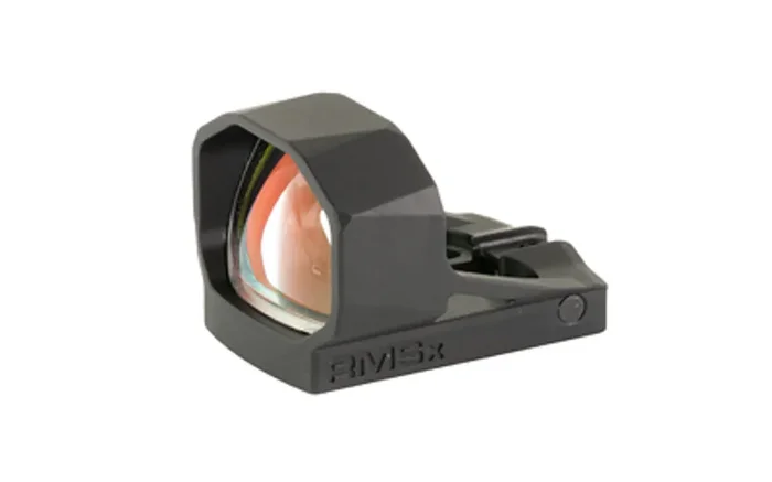 Shield Sights RMSx Glass Edition Reflex Sight Non Magnified 65 MOA Circle with 2 MOA Red Dot Black RMSX-65-2MOA-GLASS