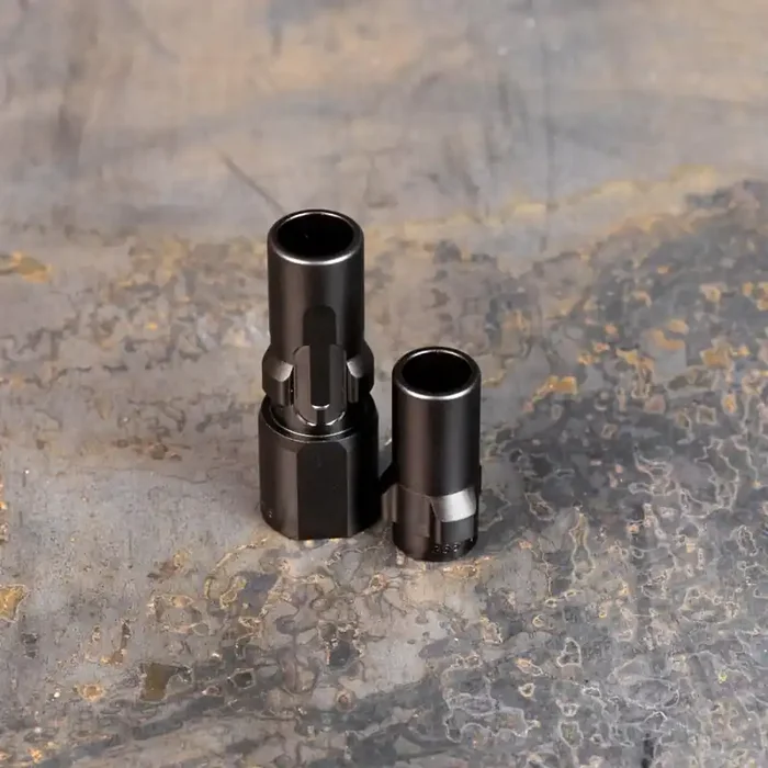 SilencerCo 3-Lug Muzzle Device 1/2×36 9mm Luger – AC2607