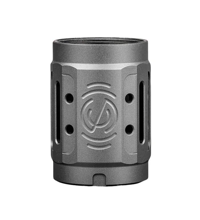 Silencerco Ac5447 Alpha Maad Brake 2.0 Black Anodized Aluminum 2 Oal 1.45 Diameter