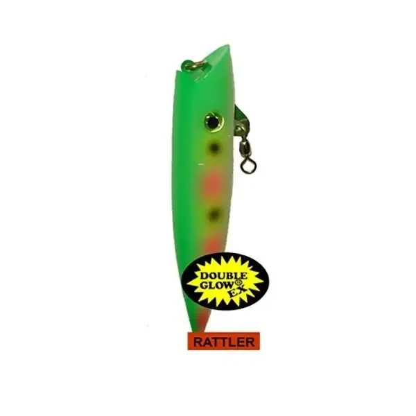 Silver Horde Ace Hi Rattle Plug – 5″ – Double EX Glow Easter Egg