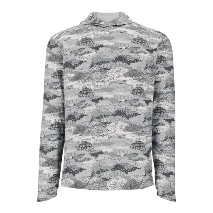 Simms Men‘s Bugstopper SolarFlex Hoody – Shroud Sterling – M