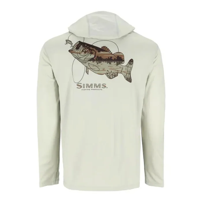 Simms Men‘s Tech Hoody – Artist Series – Aspen Bass – 2XL