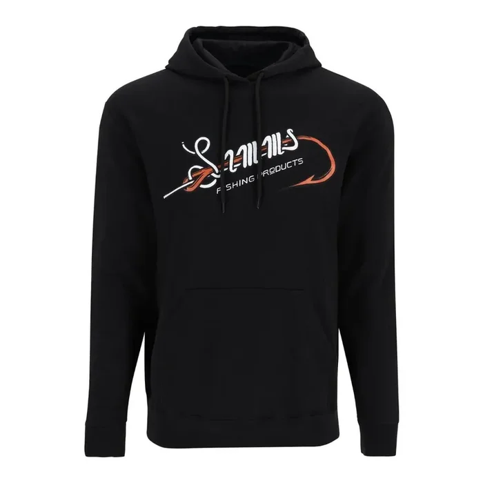 Simms Unisex Hook and Loop Hoody – Black – 3XL