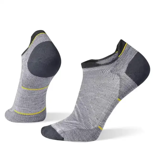 Smartwool Men‘s Run Zero Cushion Low Ankle Socks – Light Gray – L