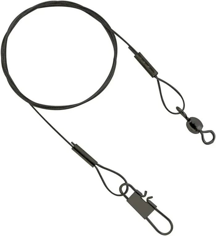 South Bend Leader – Black – 9″ – 30lb – 3 pk