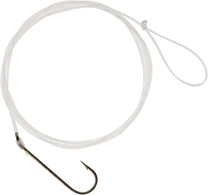 South Bend Snelled Aberdeen Hook – Bronze – 4
