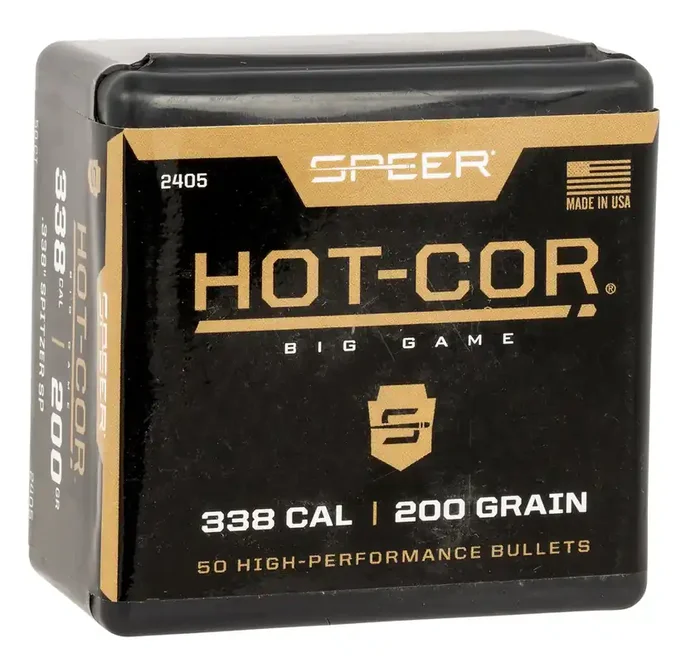 Speer 2405 Hotcor 338cal 200gr Spitzer Soft Point 50 Per Box5 Case – 2405