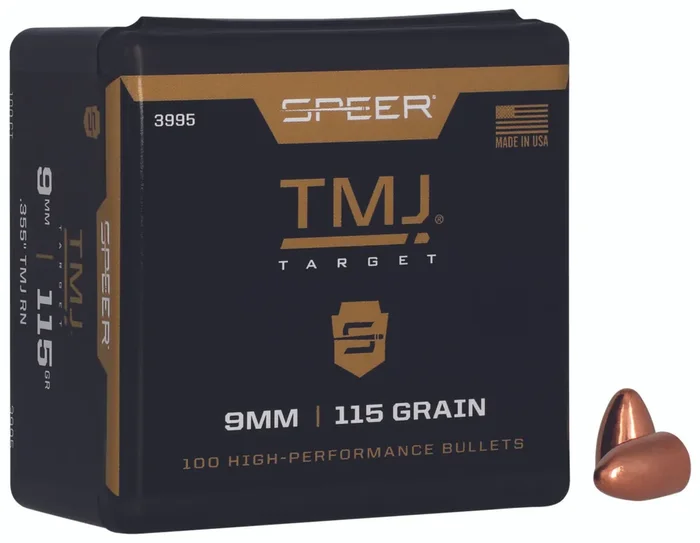 Speer 3995 Tmj 9mm 115gr Total Metal Jacket 100 Per Box5 Case – 3995