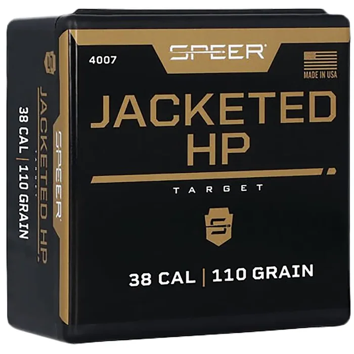 Speer 4007 Handgun 38cal 110gr Jacketed Hollow Point 100 Per Box5 Case – 4007