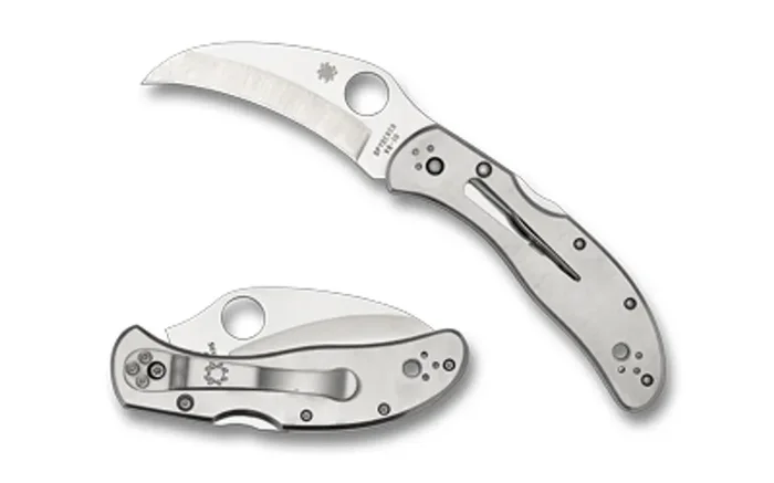 Spyderco – Harpy Clipit Ss 2.75″ Silv – C08P