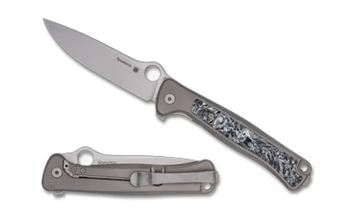Spyderco – Slym Stonewash Ti 3.42″ Gry – C271TIP