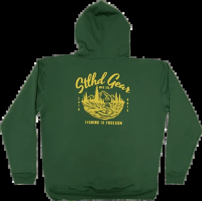 STLHD Gear Men‘s Alpine Premium Hoodie – Green – M
