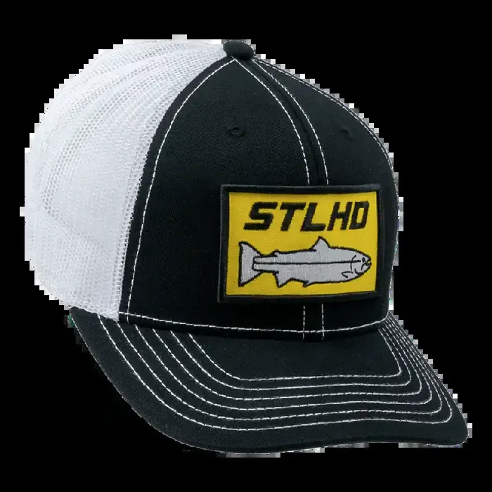 STLHD Gear Men‘s Yellow Jacket Classic Trucker Hat – Black