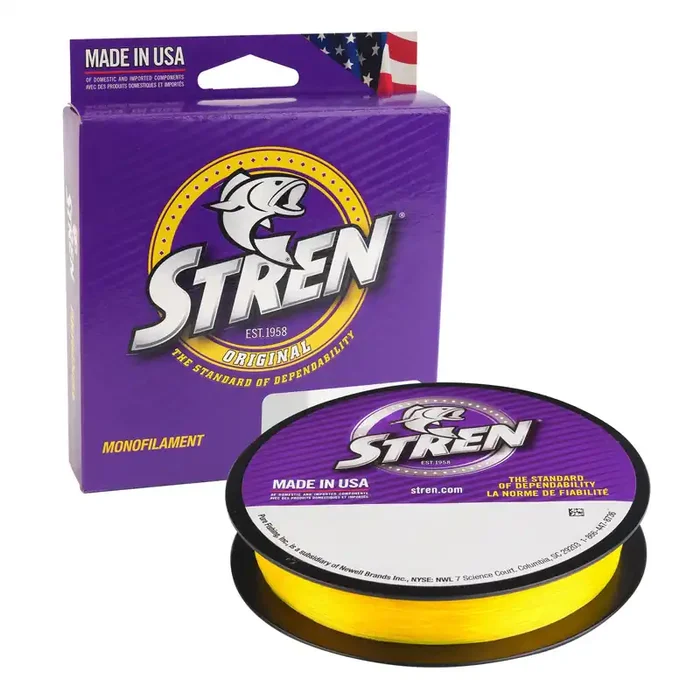 Stren Original Monofilament Line – Hi-Vis Gold – 8 LB. (330 YDS.)