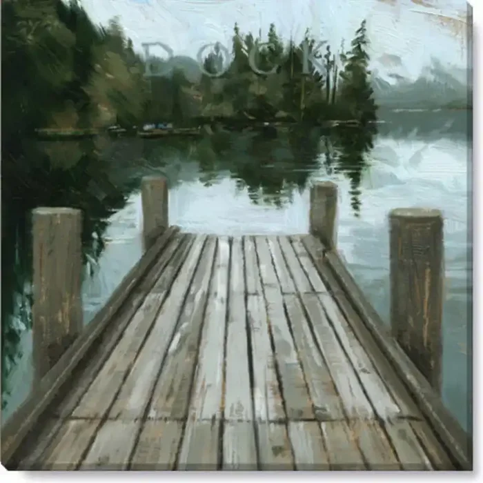 Sullivans Wall Art – 9″L x9″W x1″ – Dock Giclee
