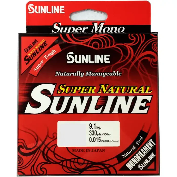 Sunline Super Natural Monofilament – Natural Clear – 8 LB. (330 YDS.)