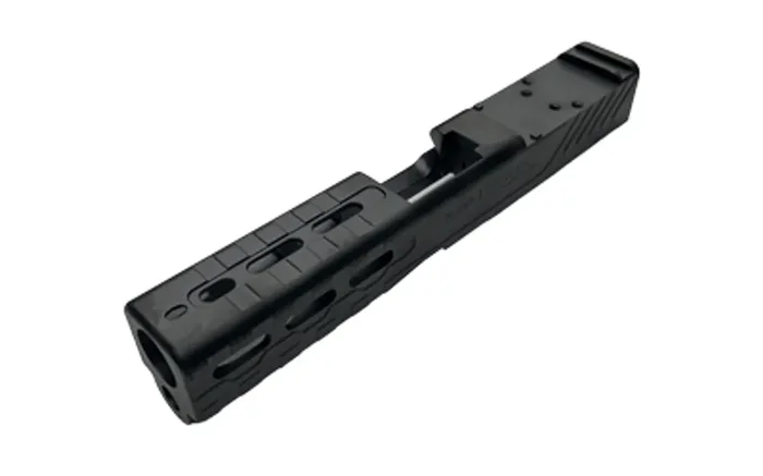 Sylvan Arms Custom Slide Trijicon RMR Slide Cut For Glock 19 GEN3 DLC Finish Black Includes Internals RMR Cover/Adapter Plate RMR Locating Pins and Plate Screws GL19G3Pk