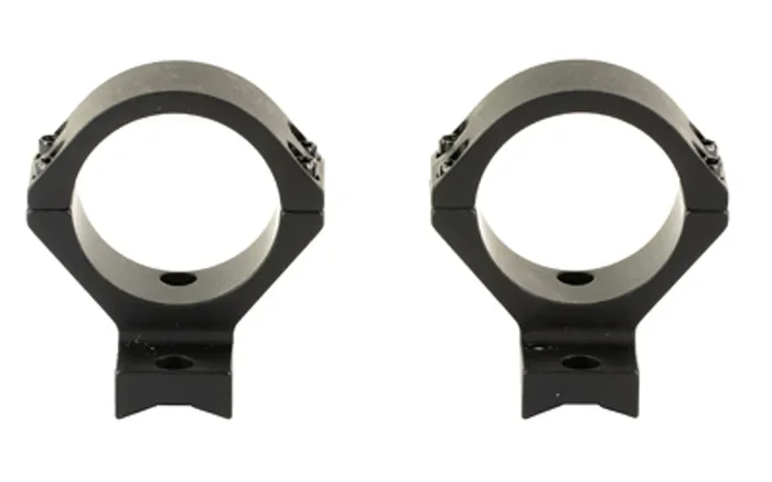 Talley Manufacturing Light Weight Ring/Base Combo 34mm Medium Fits Savage with Round Receiver 8-40 Screws Matte Finish Black 840719