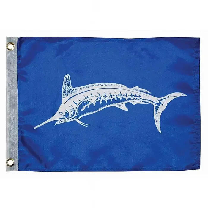 Taylor Made 12″ x 18″ White Marlin Flag 3018