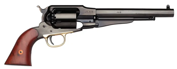 Taylors And Company 550777 1858 Remington Break Open 44 Cal Striker Fire 8 6rd Blued Walnut Grip – 550777