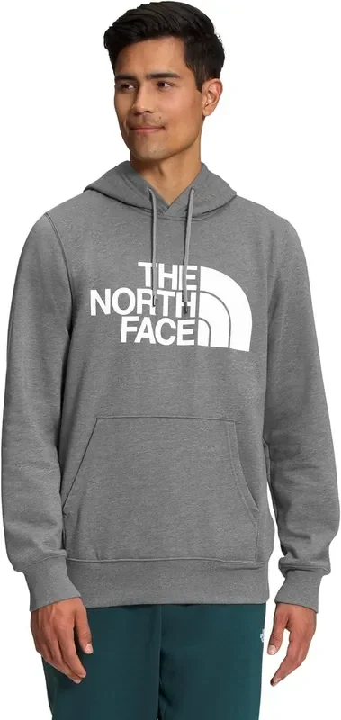 The North Face Men‘s Half Dome Pullover Hoodie – TNF Medium Grey Heather/TNF White – L