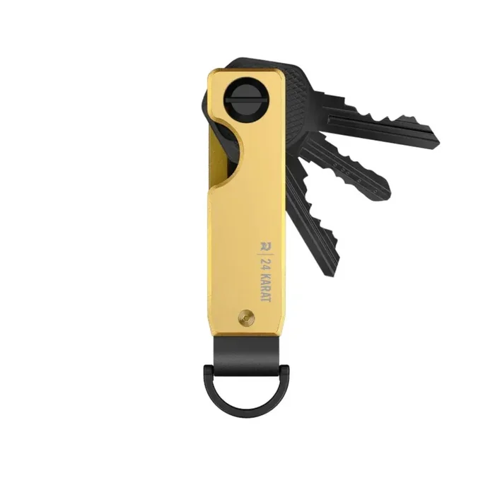 The Ridge Keycase – 24k Gold Plated