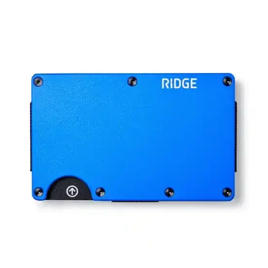 The Ridge Wallet – Both Strap & Clip – High Dive Blue