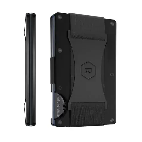 The Ridge Wallet – Cash Strap Wallet – Titanium Matte Black