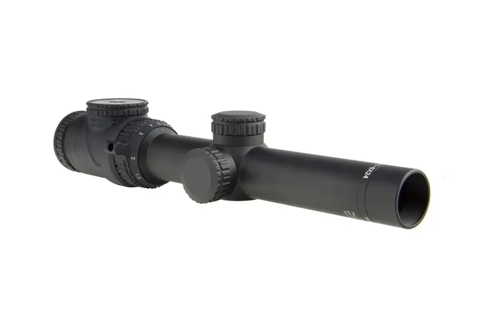 Trijicon AccuPoint 1-6x24mm Rifle Scope – Circle-Cross Crosshair w/ Green Dot 30mm Tube – TR25-C-200086