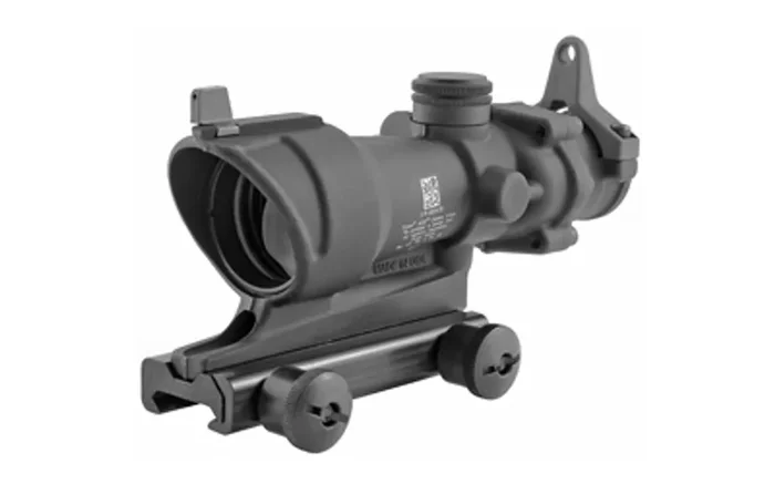 Trijicon ACOG Rifle Scope 4X32 .308 Amber Center Illumination for M4A1 Flat Top Adapter Backup Iron Sights and Dust Cover TA01NSN-308