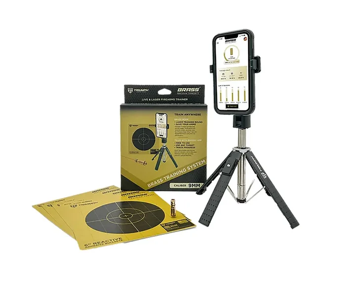 Triumph Systems Tsbbbsss Brass Training System 9mm Lasertargetsphone Stand – TSBBBSSS