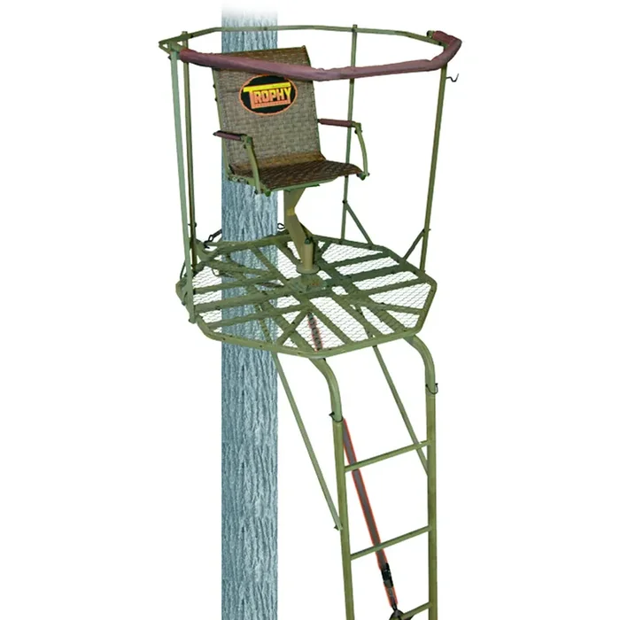 Trophy Treestands Aimer 360 Ladderstand Single Person 16 ft. – TL108