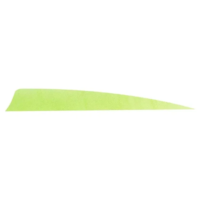 Trueflight Shield Cut Feathers – Chartreuse 4 in. RW 100 pk. – 11613