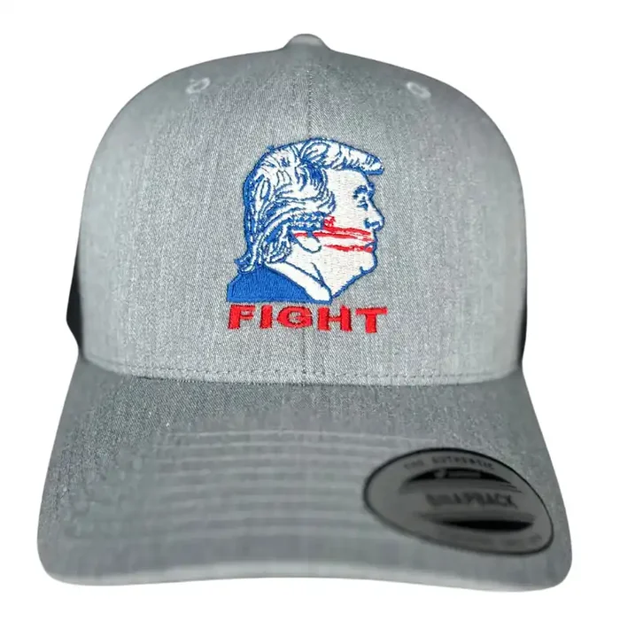 Trump Flag Fight Hat by Riverbed Threads