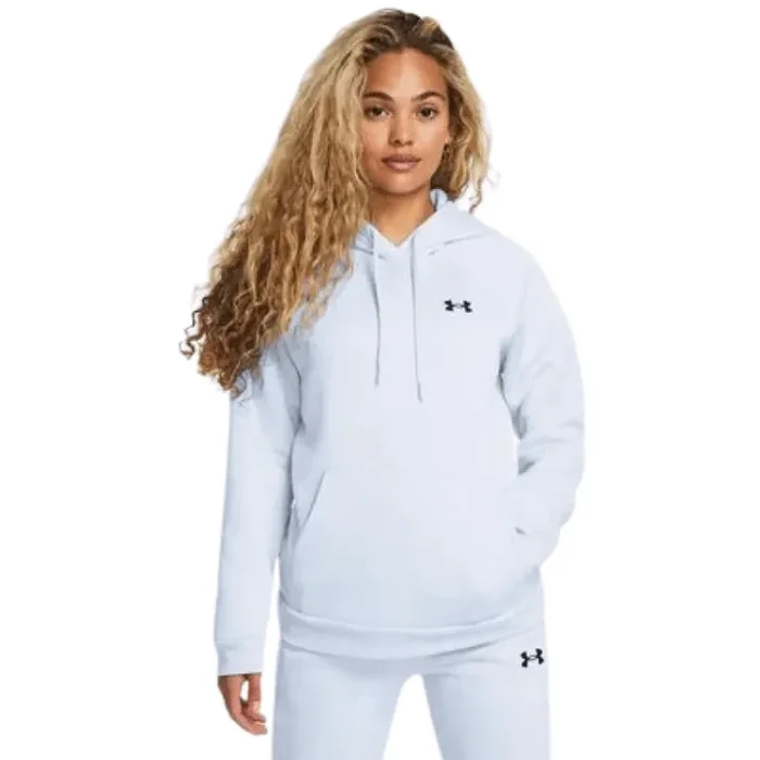 Under Armour Women‘s Armour Fleece® Hoodie – Nimbus Blue/Black – M