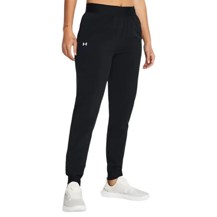 Under Armour Women‘s UA Rival High-Rise Woven Pants – Black/White – S