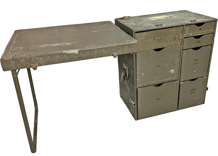 US M1952 Field Desk, Used 2
