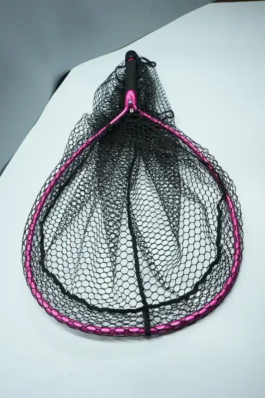 Used Mclean R111 Short Handle Weigh Net – Pink
