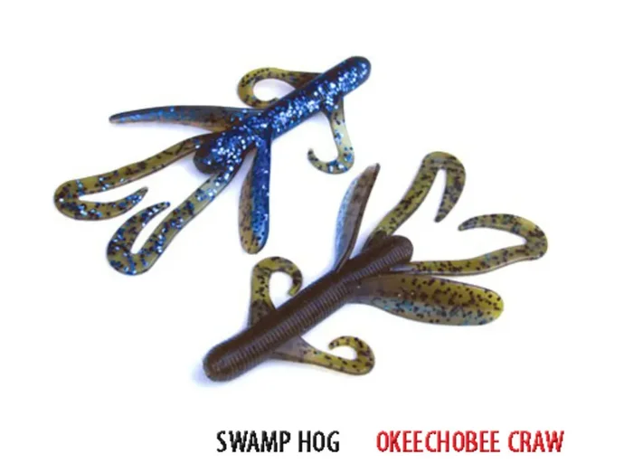 V&M Baits – Baby Swamp Hog – 3.5in 10pk Okeechobee Cr – BSWHOC10