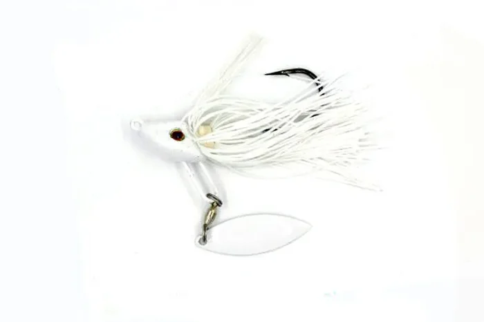 V&M Baits – J-proz Flash Jig – 3/8oz Wht Bld-white – FLWH38W