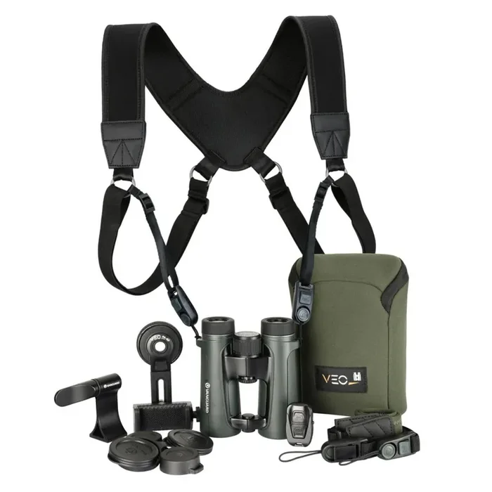 Vanguard VEO HD IV 1042 10×42 Hoya ED Glass Binocular BUNDLE