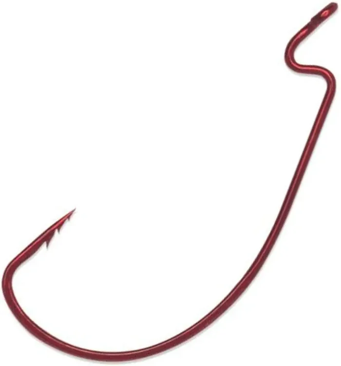VMC 7311 Fastgrip Wide Gap Worm Hook – 4/0 – 11 Pack