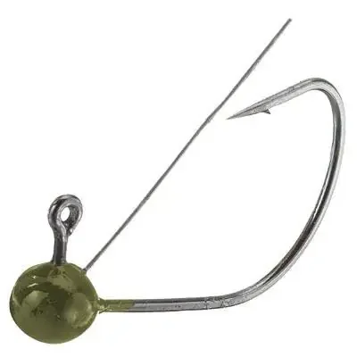 VMC Wacky Weedless Jig – 3/16 oz. – Green Pumpkin