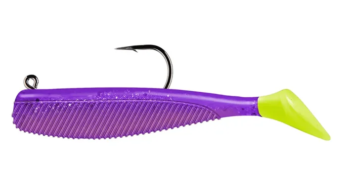 Vudu – Vudu Rigged Quiver Shad 3in 1/8oz 2pk Tiger Bait –